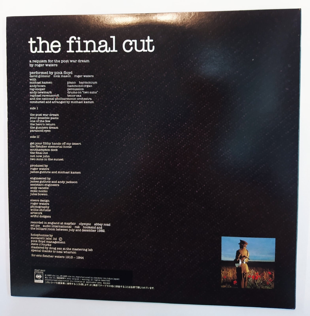 Pink Floyd The Final Cut (Japan 1983)