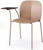 Стул с пюпитром для конференц-зала Scab Design Mentha Go Green, карамельный