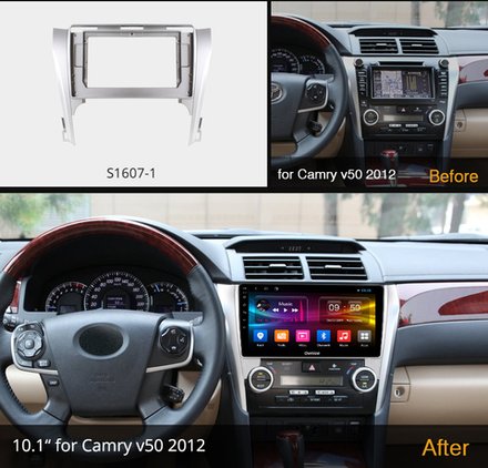 Магнитола для Toyota Camry 50 2011-2014 - Carmedia OL-1607 IJ Android 10, 8-ядер, 4G SIM-слот