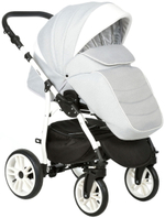 Детская коляска Indigo Indigo New 3 в 1 с автокреслом Avionaut Cosmo Beige In02 св.серый