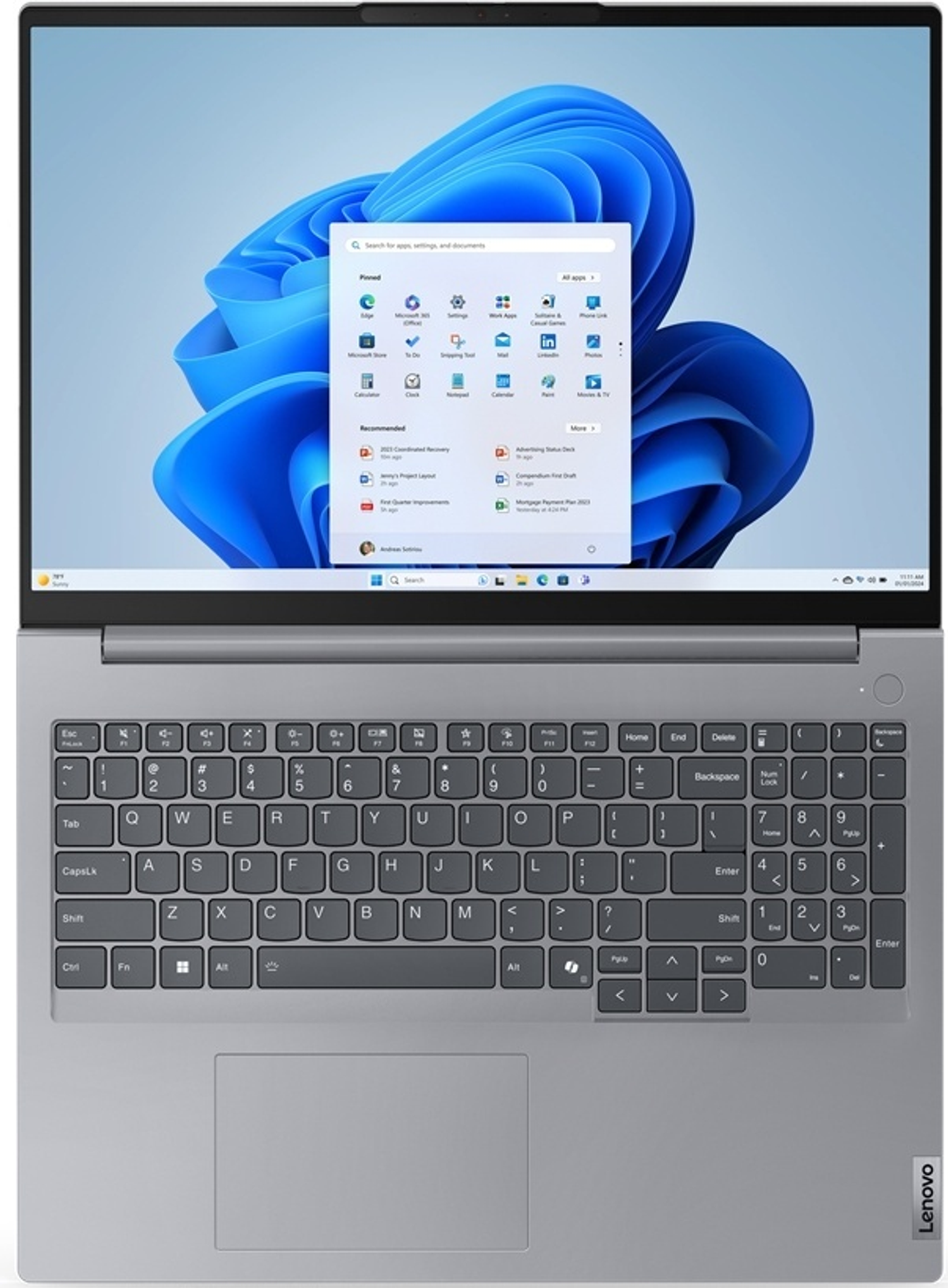Ноутбук Lenovo ThinkBook 16 Gen 7 16" / 8 Гб / SSD 512 Гб / Win 11 Pro / 21MS008SRU