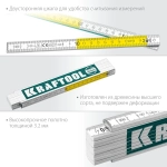 Метр складной строительный Kraftool PRO-90, 2 метра