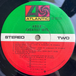 Винтажная виниловая пластинка LP ABBA АББА Greatest Hits (USA 1977) Mamma Mia