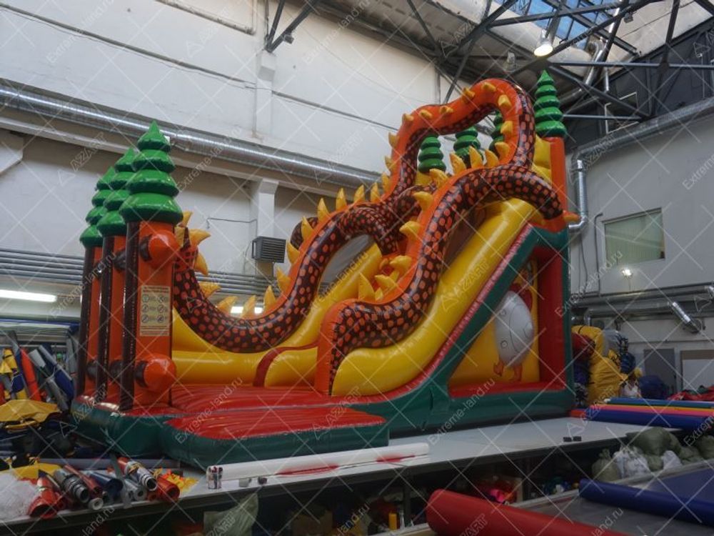 Батут-горка "Змей Горыныч"