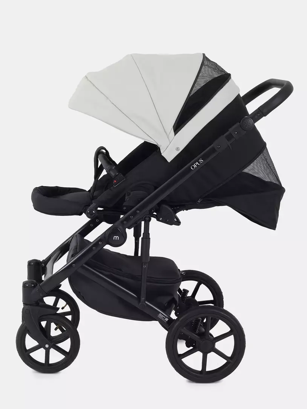 Коляска универсальная 3 в 1 Mowbaby Opus/экокожа