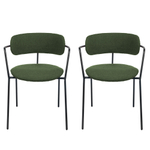 Комплект из 2-х стульев Ant букле зелёный