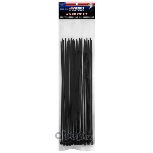 Хомут-стяжка нейлон 4,8*450 мм (100 шт) морозостойкие  MASTERS  (ABRO)