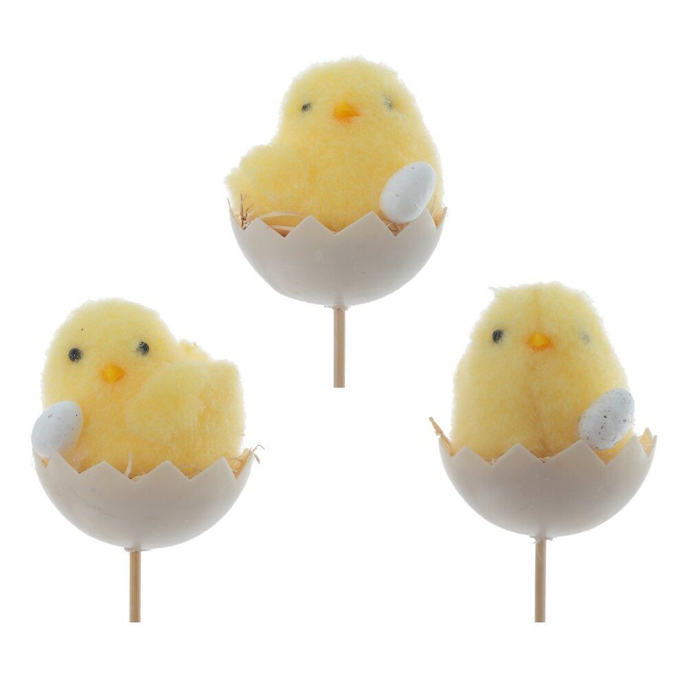 GAEM Изделие декоративное (вставка) "Цыпленок" (5*6) (блок 12 шт), L5 W5 H26 см, 3в.