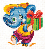 "Я с подарком"-18-43 вышивка