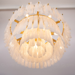 Потолочный светильник Cloyd NANSEN FM9 / Ø55 см - латунь (арт.10959)