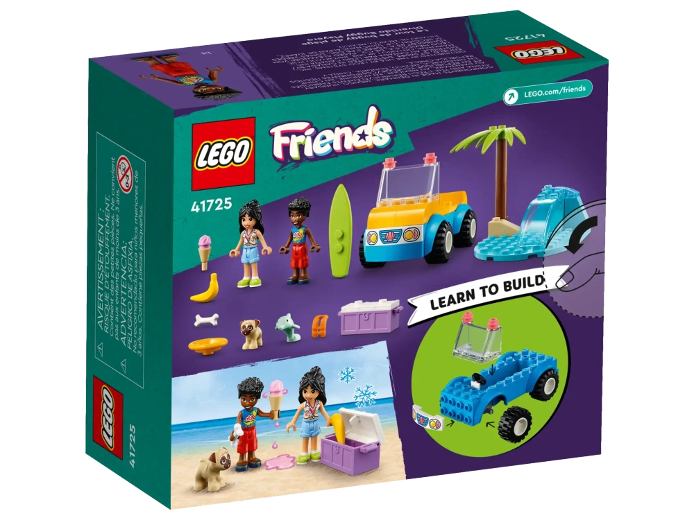 Конструктор LEGO Friends 41725 Развлечение на пляжном багги