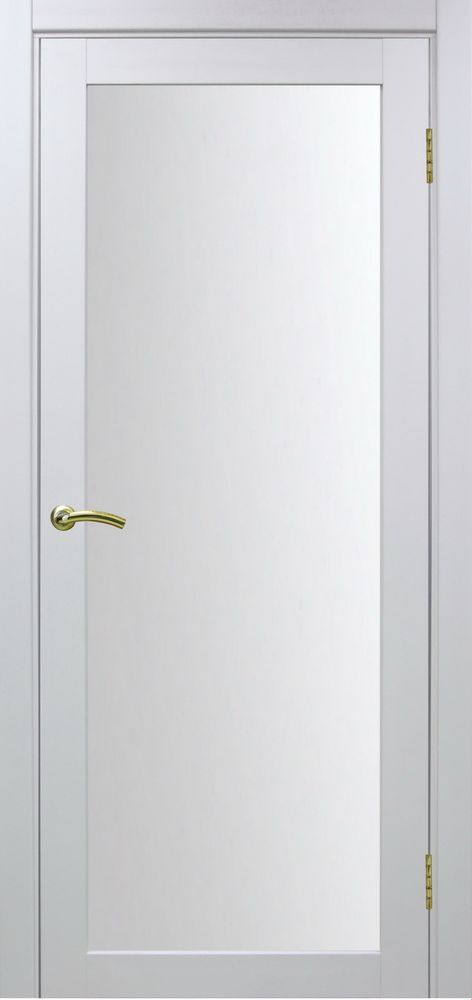 Экошпон Оптима Порте Турин 501.2 , стекло матовое, цвет белый монохром, остекленная