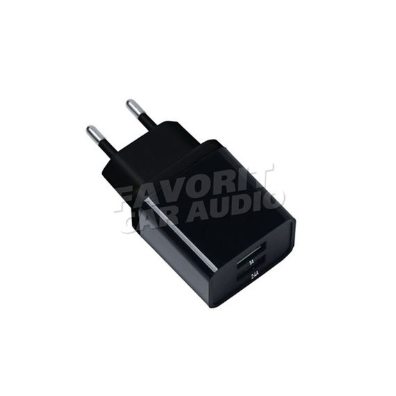 СЗУ 2USB Exployd EX-Z-448 Classic 3400mA пластик чёрный