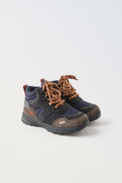 ZARA БОТИНКИ-ХАЙКЕРЫ, СИНИЙ