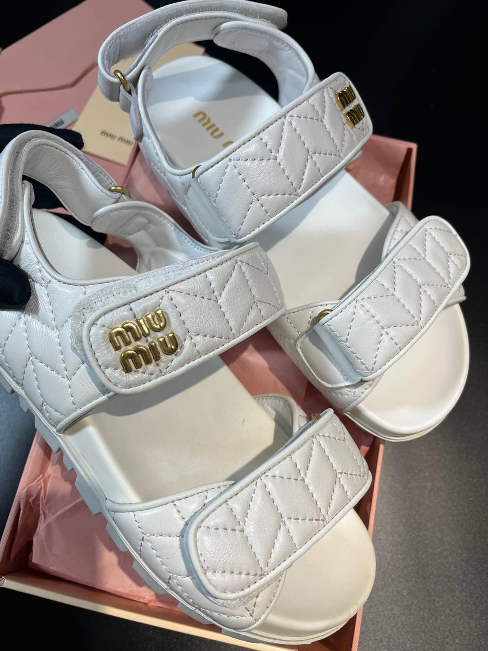 Сандалии MIU MIU