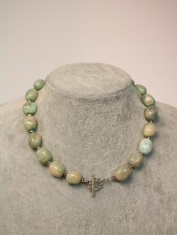 Чокер из амазонита «Амазонский прилив»