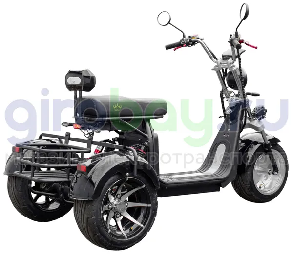 Электроскутер IKINGI X12 PRO TRIKE PLUS 3333W - Черный фото №7