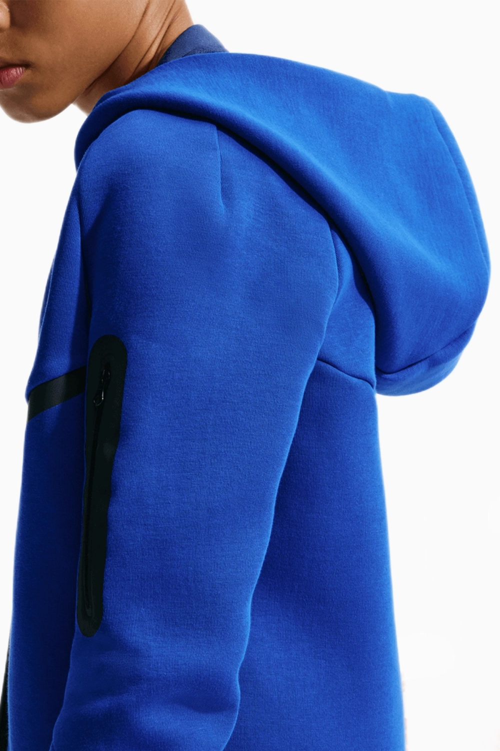 Кофта Nike PSG 26/27 Tech Fleece Windrunner Junior - синий