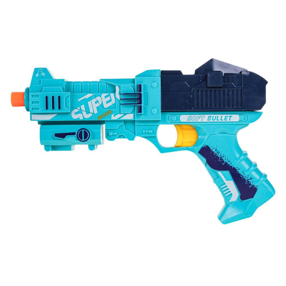 Пистолет с мягк.пулями, коробка JL-762