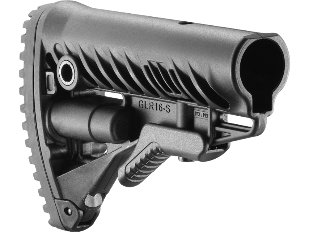 Полимерный приклад GLR-16, черный, Fab Defense