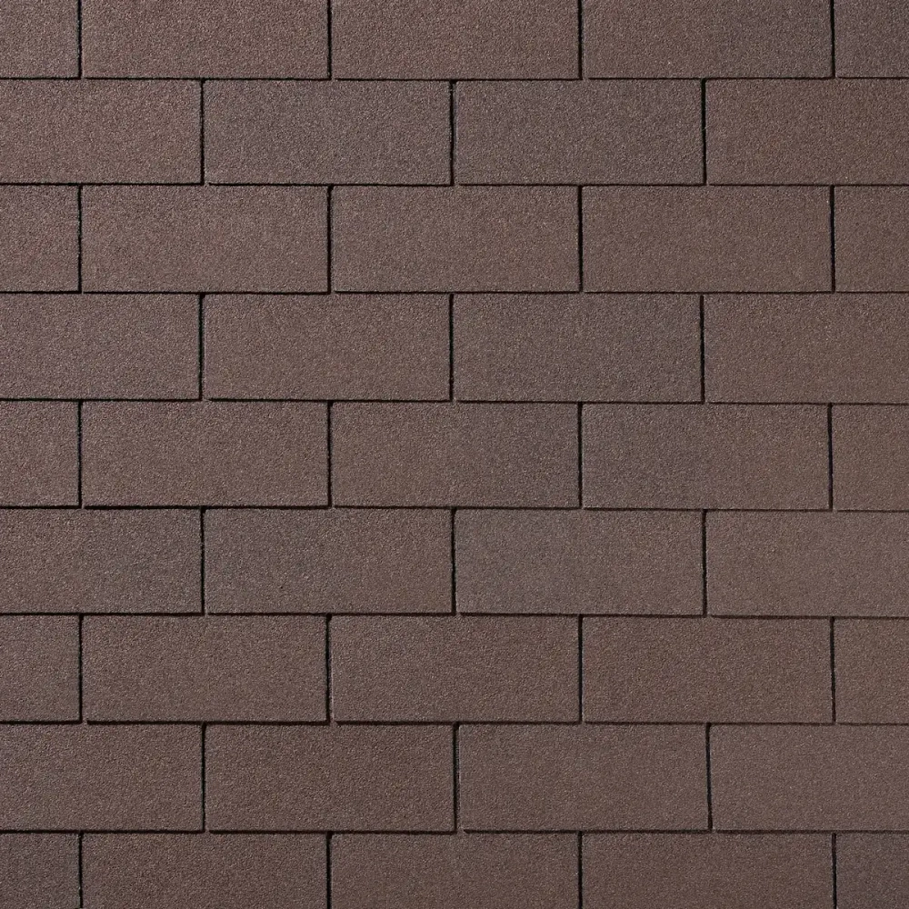 Гибкая черепица Brick Коричневый Quiet Tile ( Тихая черепица )