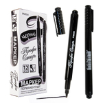 Маркер перм. 1-2мм. черный РМ934 (Профи-Стиль)