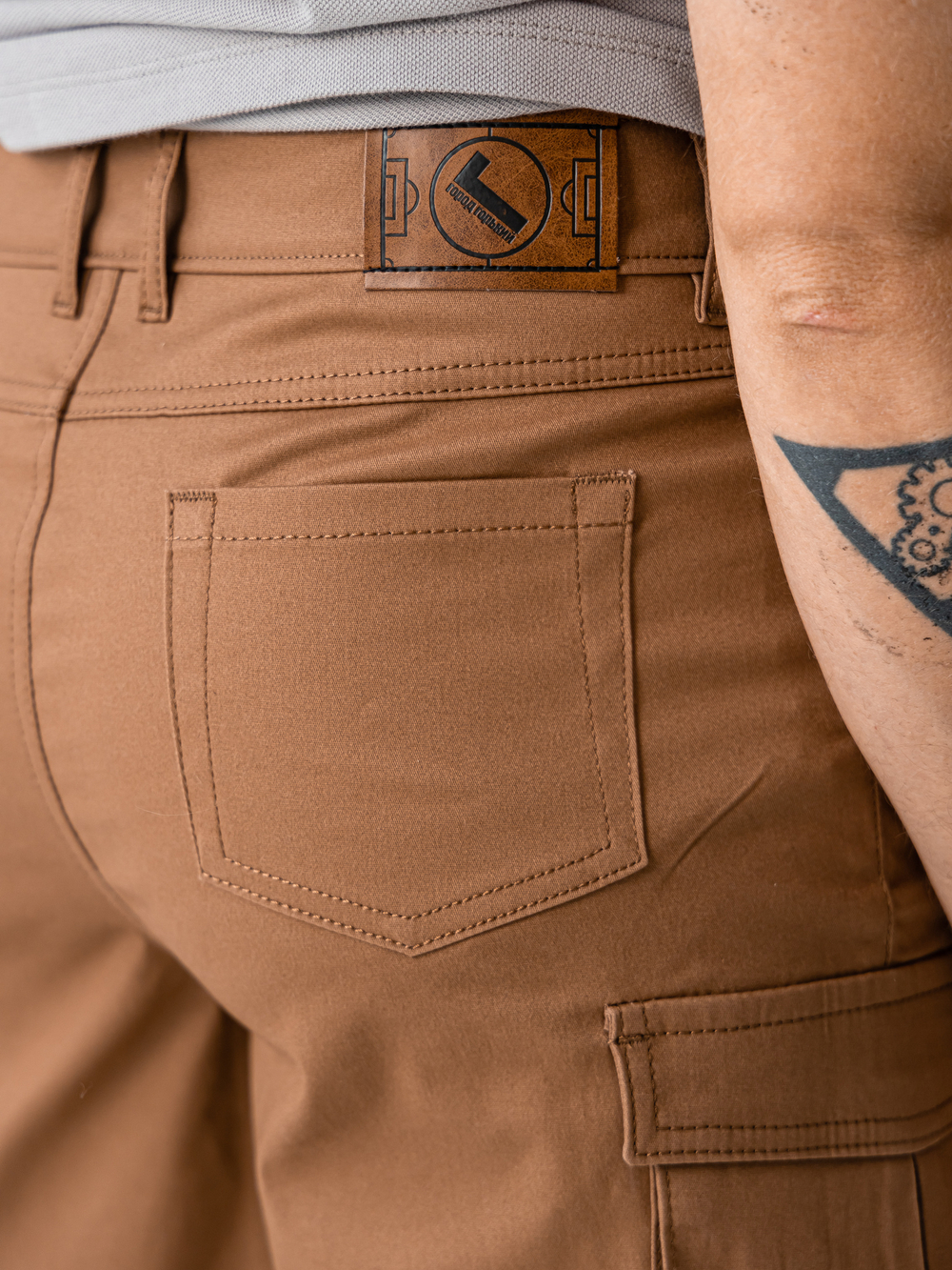 Шорты карго мужские кэмел Город Горький