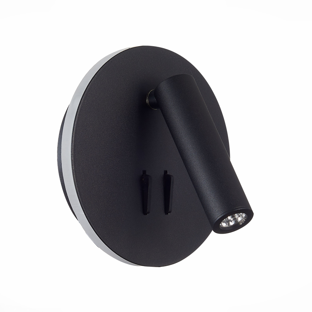SL1586.413.01 Светильник настенный Черный LED 1*8W 3000K 624Lm Ra&gt;80 24° IP20 L-xW155xH155 170-240V Настенные светильники