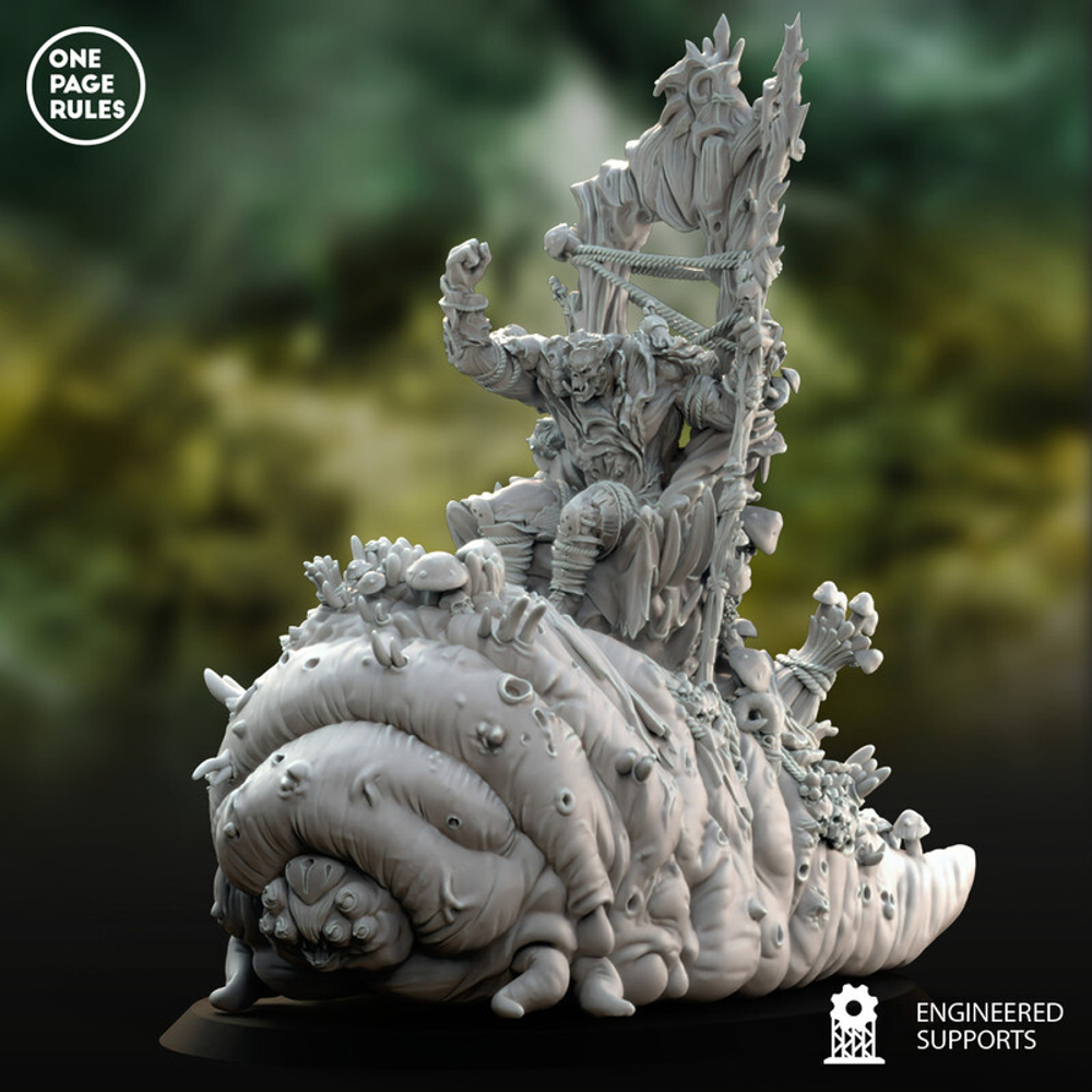 Grand Alliance Chaos Maggotkin of Nurgle Horticulous Slimux миниатюра для dnd, днд, pathfinder, фентези, Настольная игра, НРИ, Варгейм, РПГ