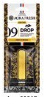 Ароматизатор автомобильный AURA FRESH PRIME DROP №9 с жидким центром  BLUE SEDUCTION