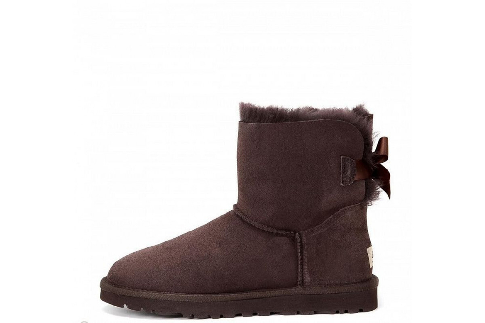 UGG Bailey Bow Mini Chocolate