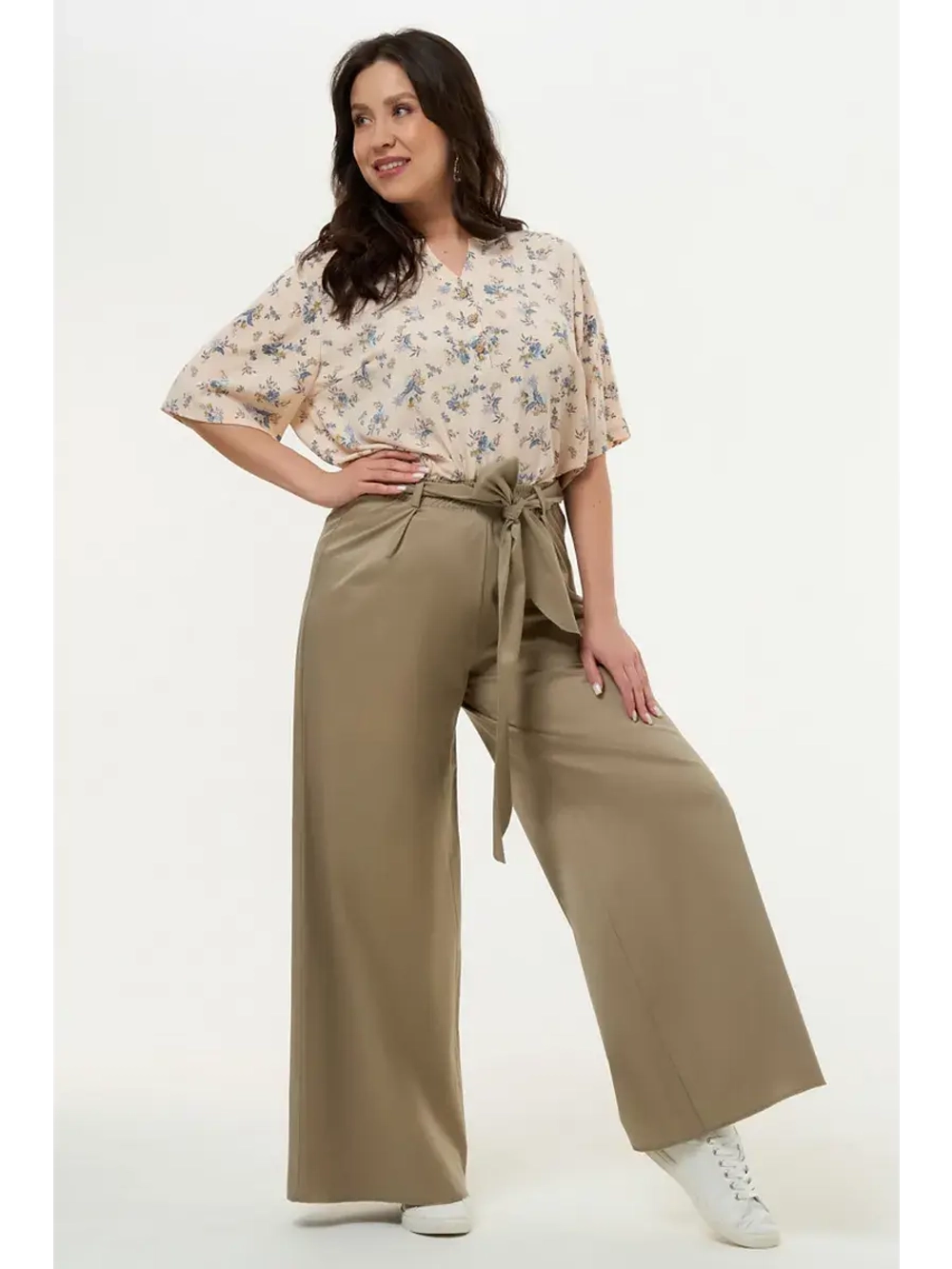 Брюки летние сафари палаццо