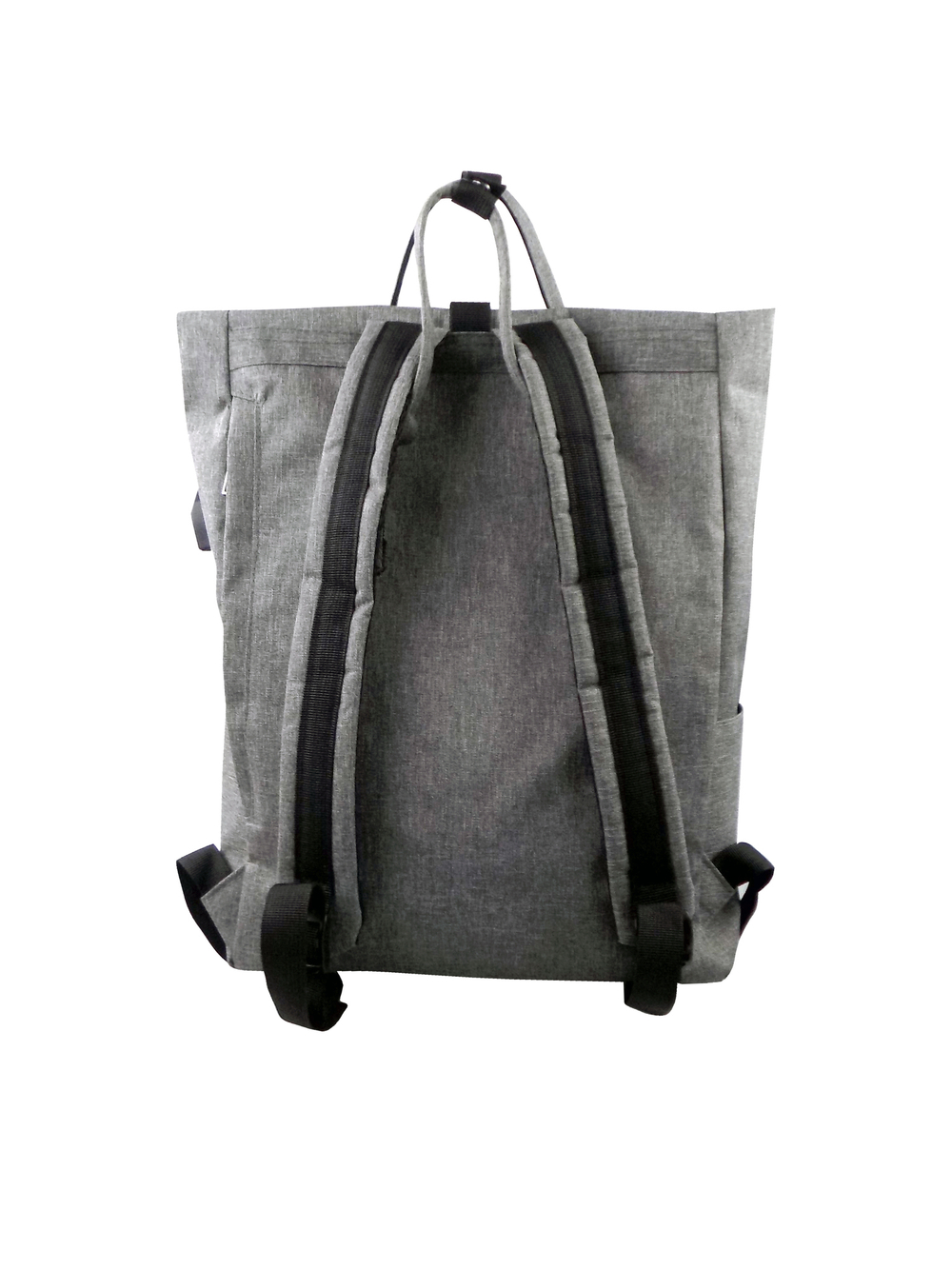 Рюкзак с USB шнуром, серый, 535
