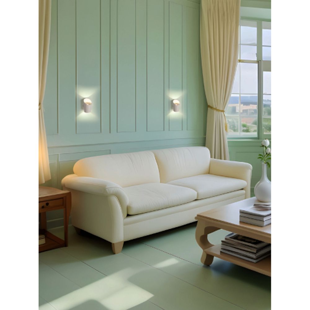 Декоративная подсветка светодиодная ЭРА WL4 WH 2*3Вт IP54 белый | Настенная подсветка