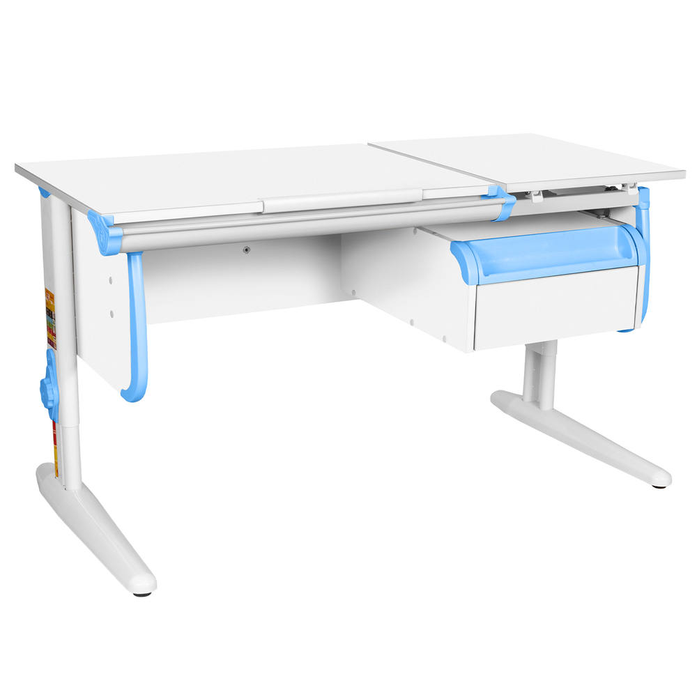 Растущая парта Дэми СУТ 25 с навесной тумбой (1200×610 мм)