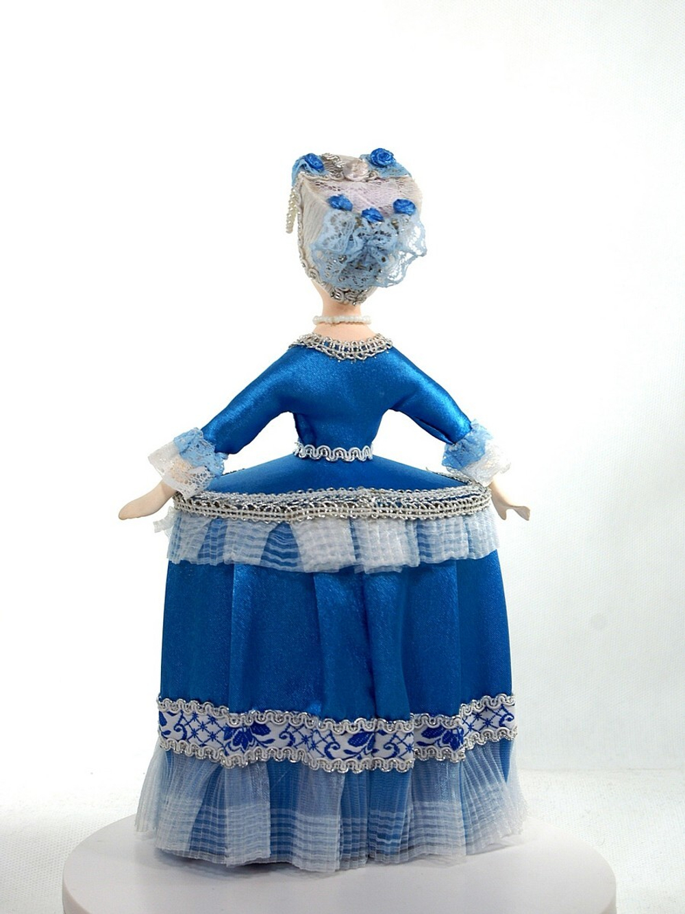 Кукла коллекционная Потешного промысла Шкатулка-футляр в костюме придворной дамы 18в. Европа