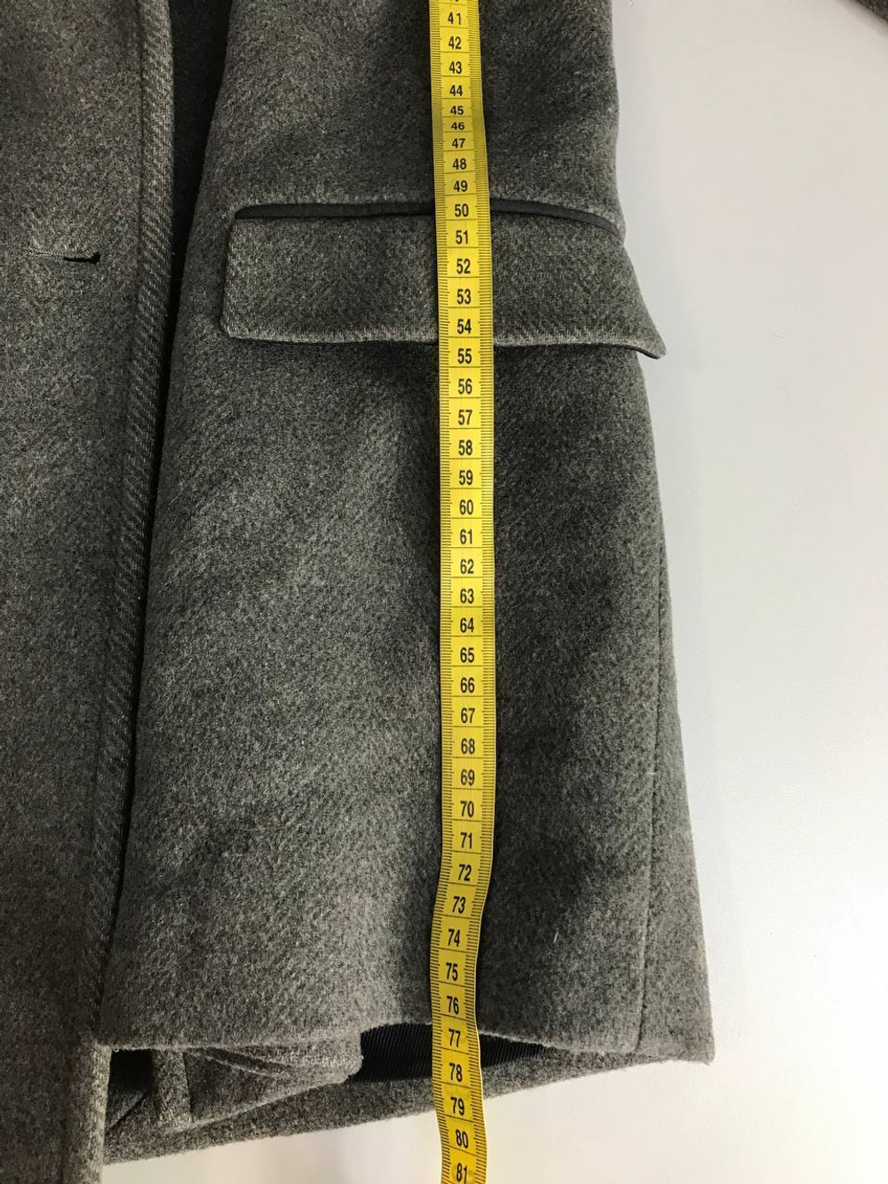 Пальто H&M прямое, маркировка 34, визуально на 40 размер