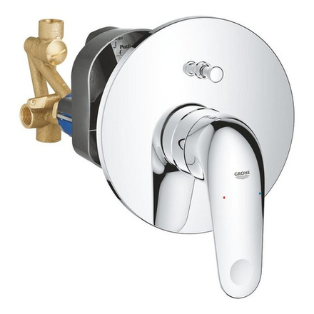 Смеситель для ванны GROHE Euroeco однорычажный DN 15, хром (32747001)