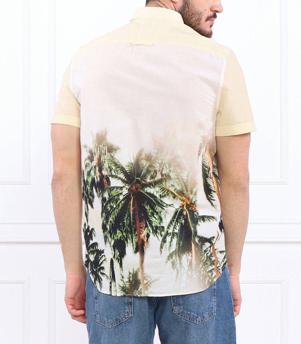 Рубашка SS COLLINS GUESS - желтый(M3GH65 WFDS1)