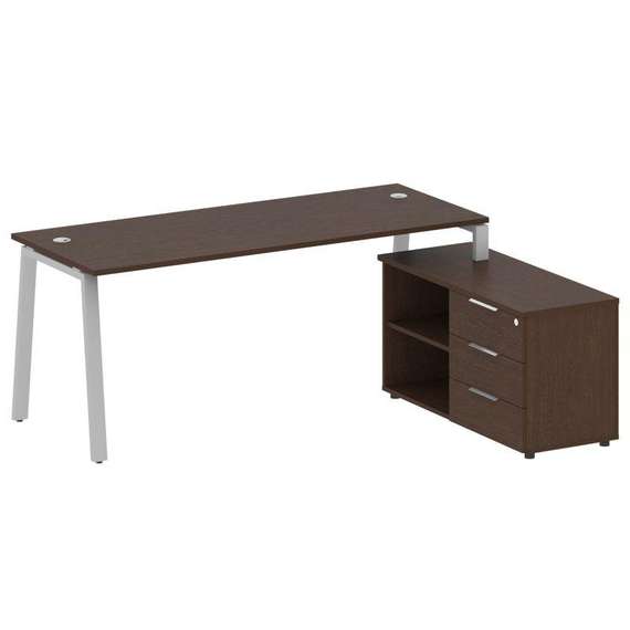 Метал Систем Рабочая станция с тумбой на А-образном м/к БА.РС-СТС-2.5 (R)