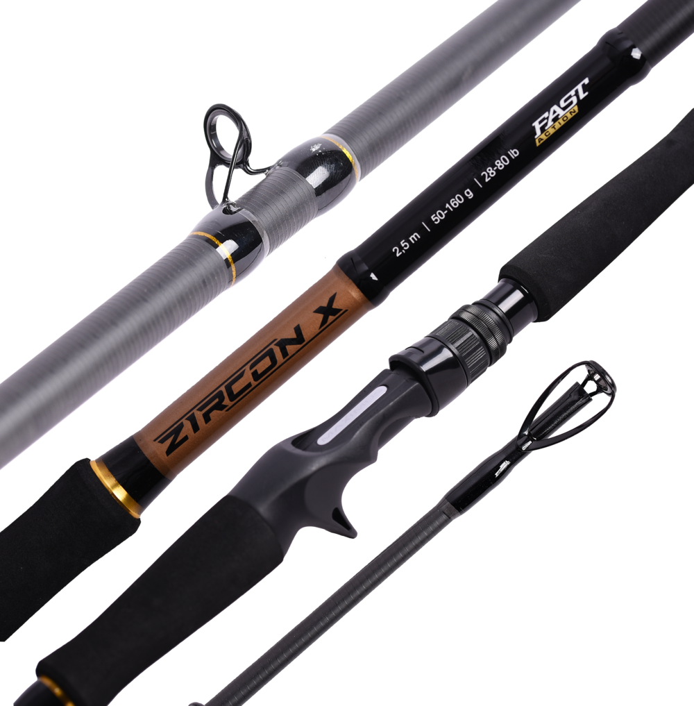 Удилище кастинговое Maximus ZIRCON-X BBC 26XXXH 2,6m  150-300g