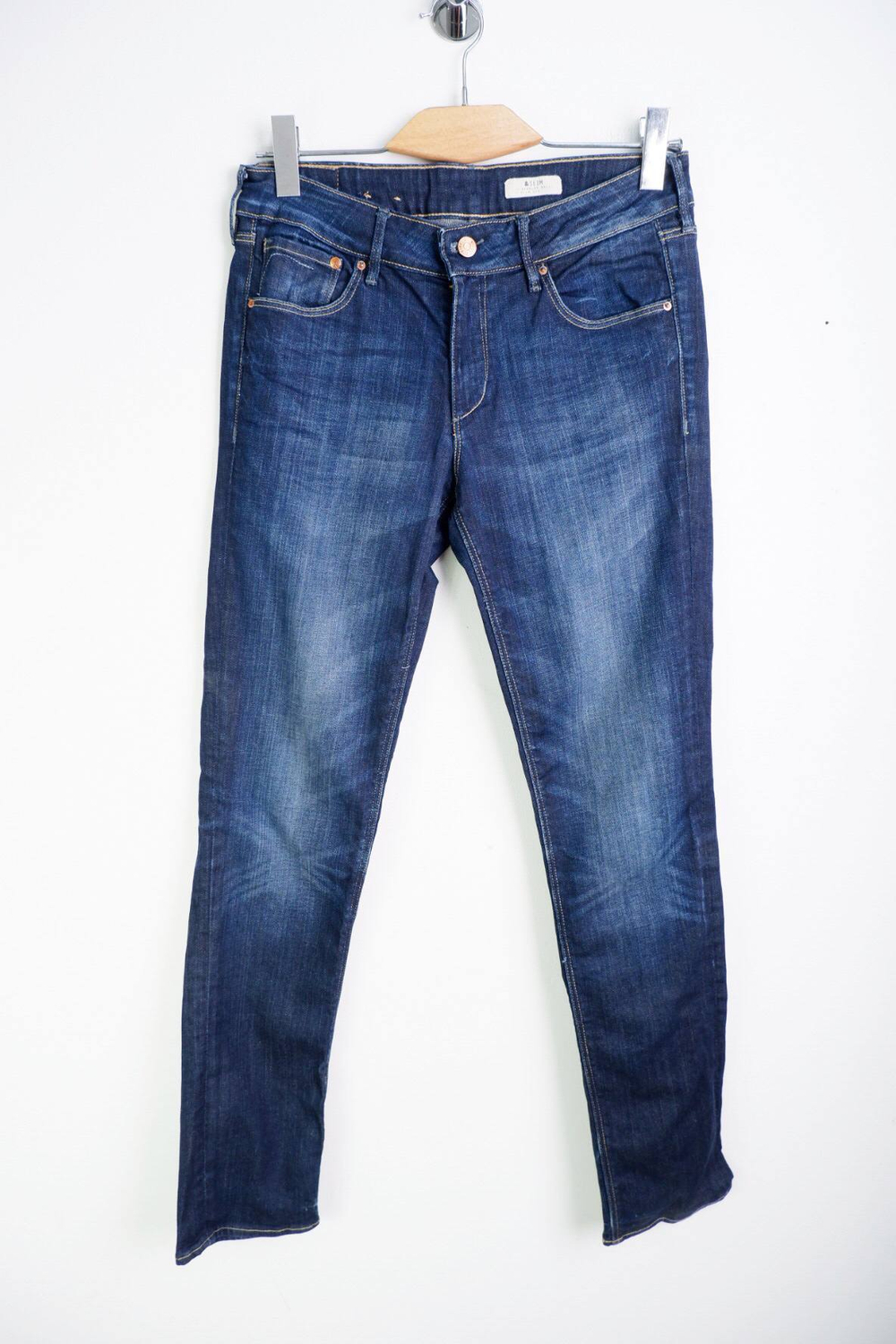 Джинсы модного цвета, маркировка 31/32, визуально на 46/48 размер