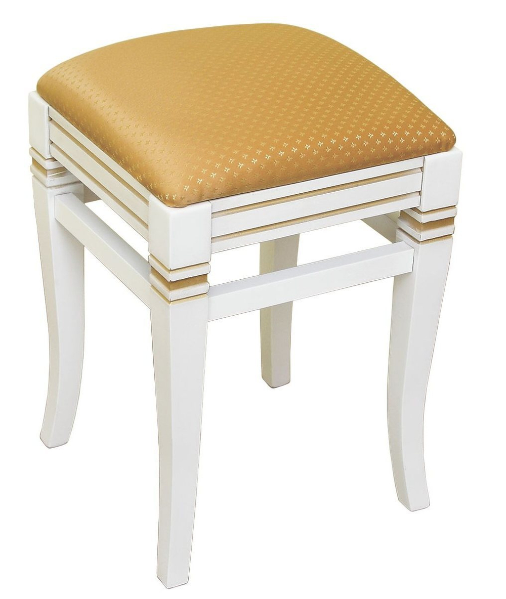 Табурет Т 11 (бук/тон 1 с золотой патиной/ткань 28)