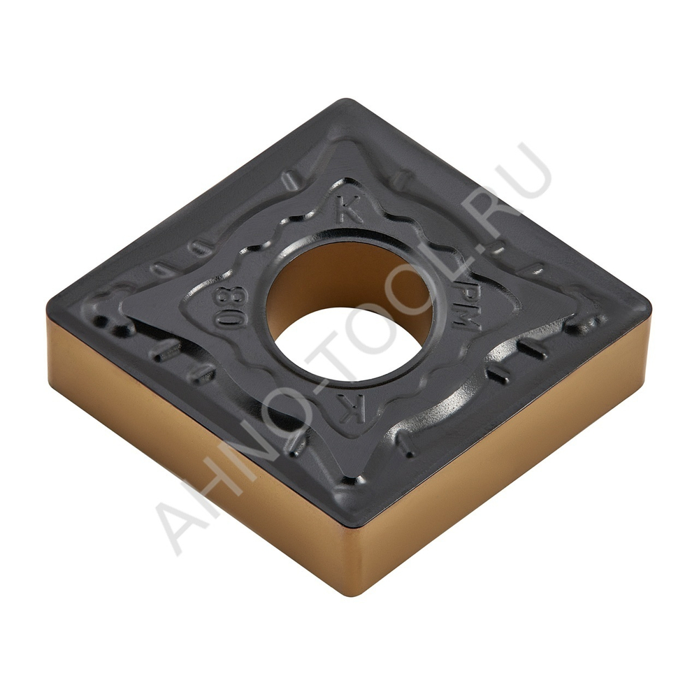 Пластина твердосплавная ISO CNMG190608-PMA ACP30E AHNO по стали, черновая