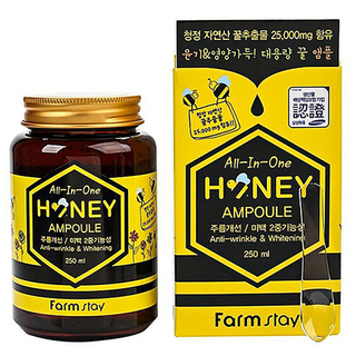 FarmStay Сыворотка ампульная многофункциональная с медом - All-In-one honey ampoule, 250мл