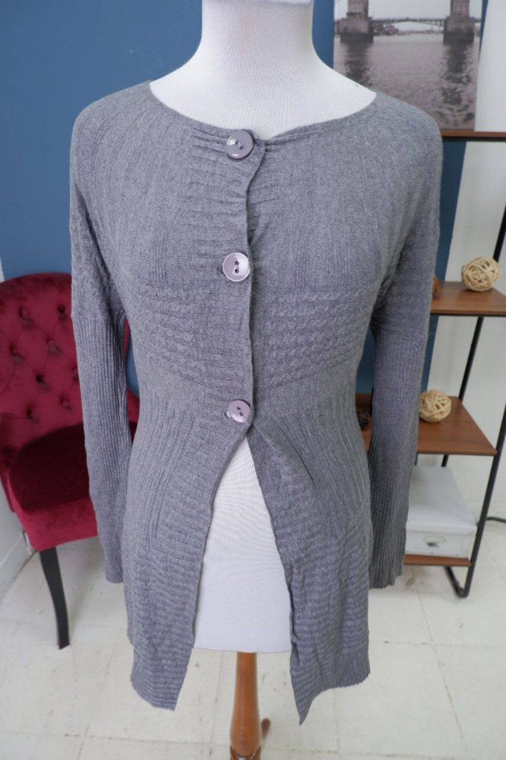 Кардиган GIRL DREAM серый 48-50 размер, новый
