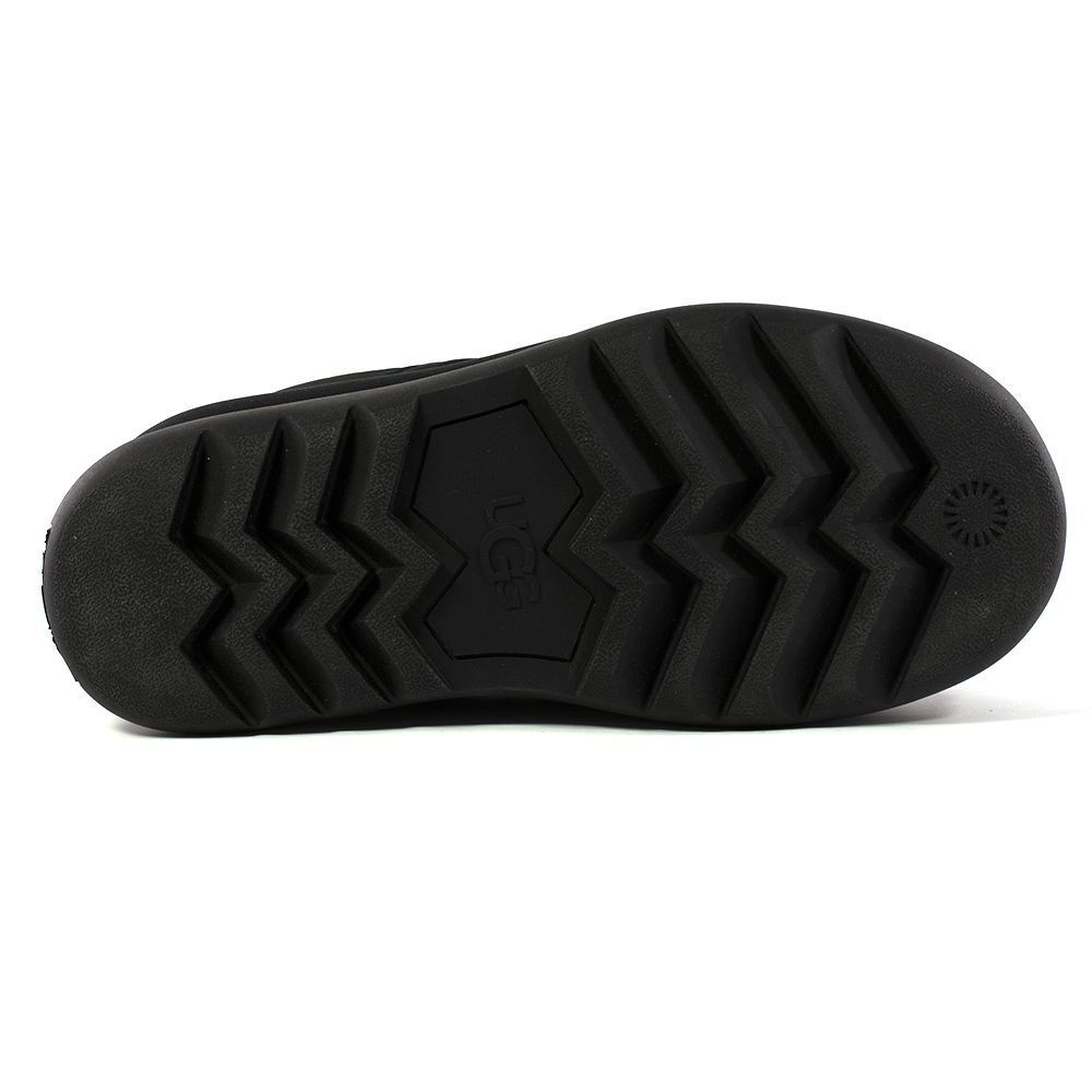 UGG MAXI HERITAGE BRAID CLOG BLACK