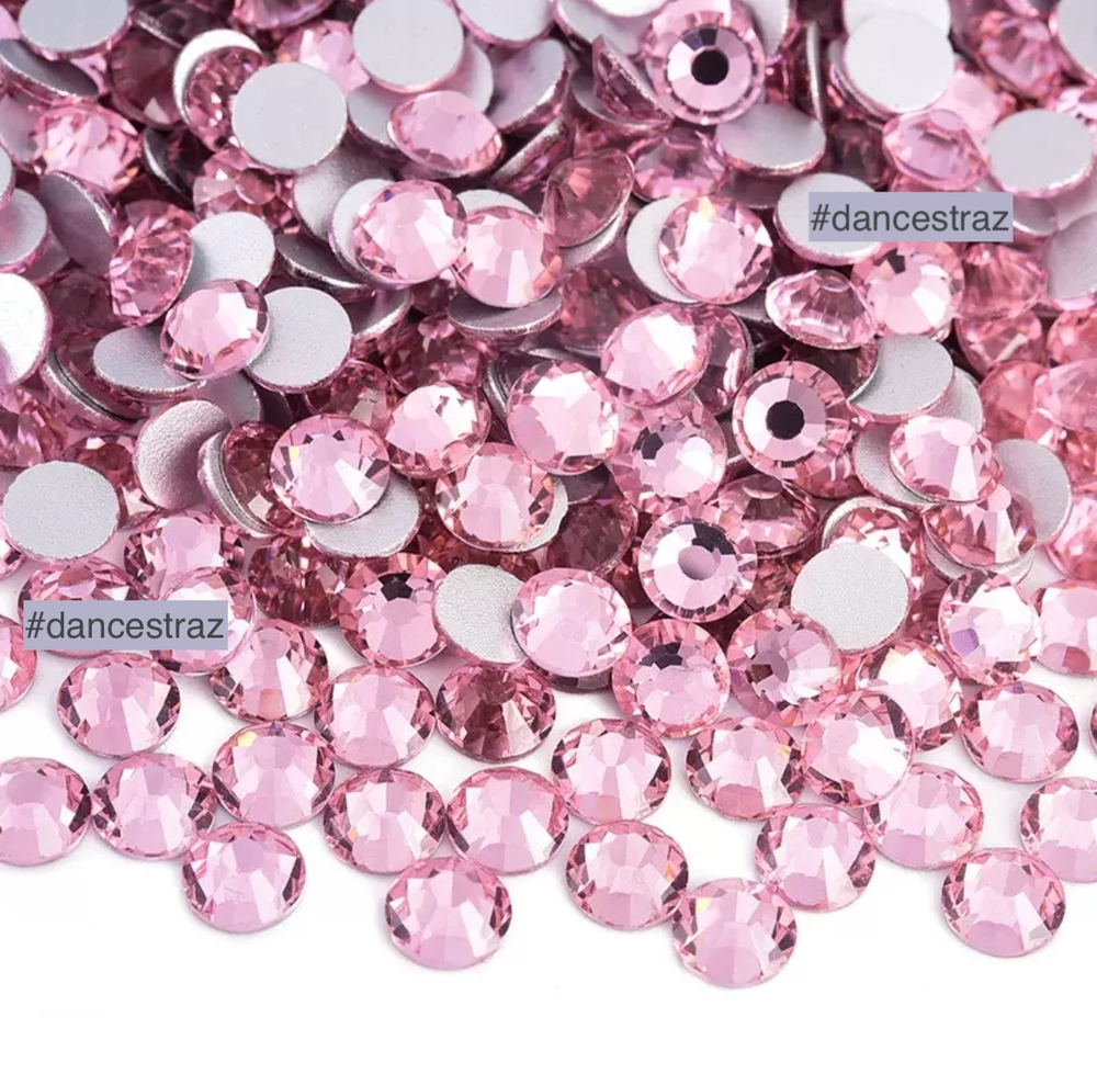 Стразы клеевые, Light pink, P28, SS16, 1440, (F2)