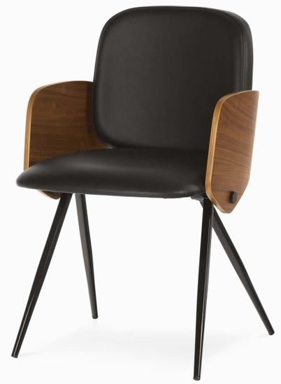 Обеденный стул Isla экокожа, металл, дерево