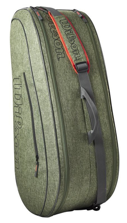 Сумка теннисная Wilson Team 6 PK Racket Bag - heather green